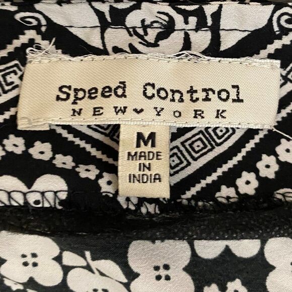 Speed Control Boho Floral Sleeveless Mini Womens Dress Size M - Picture 5 of 7